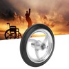 7in Disabled Front Wheel Aluminum Alloy Non Slip Polyurethane Tire