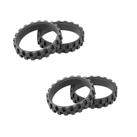 MIRTUX 2 Pack Tyres Compatible with Roomba Series 500, 600, 700, 800, 900, E, i, S | Replacement Tyres for Roomba | Highly Efficient Replacement Parts for Roomba