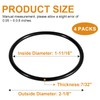 Plunger O-Ring Gasket Compatible with T&S Brass 010389-45, Twist Waste