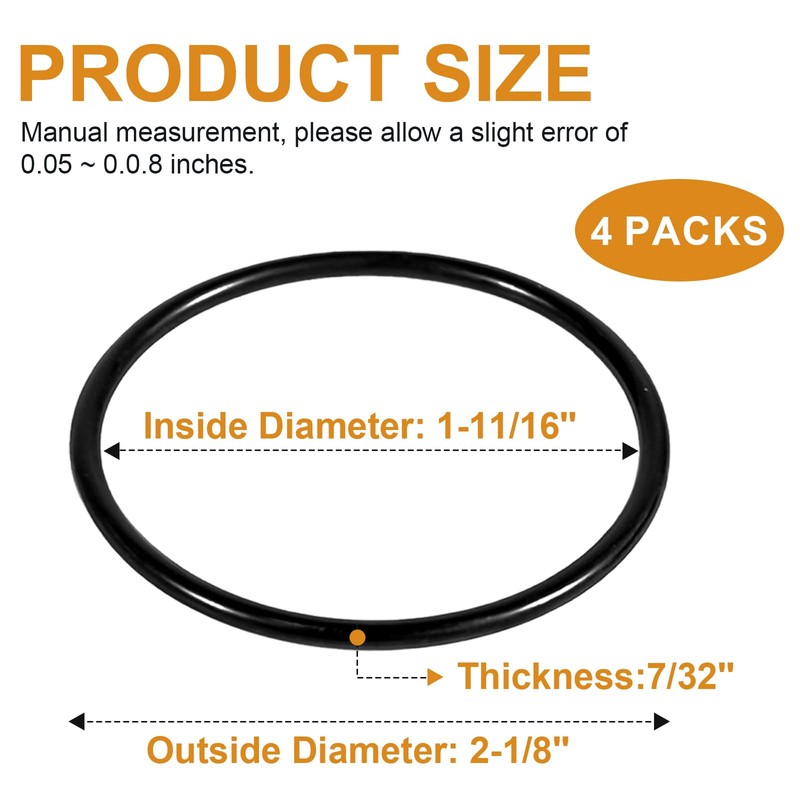Plunger O-Ring Gasket Compatible with T&S Brass 010389-45, Twist Waste