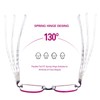 FEIVSN 3-Pack Rimless Reading Glasses For Women, Lightweight Spring Hinge