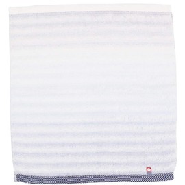 Marushin 0306002100 Hand Towel, Made in Japan, Imabari Towel, 13.4 x 14.2 inches (34 x 36 cm), Star Plus Blue, Made in Japan