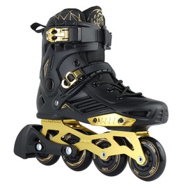 LIKU Unisex Fitness Inline Skates (Gold, Men 6.5/Women 7.5)