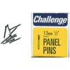Panel Pins Bright, 13mm (30G), External Length 13mm, Nail Material