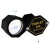 TEKCOPLUS Folding Magnification Magnifier Jewelry Loupe for Optical Glass Watchmaking