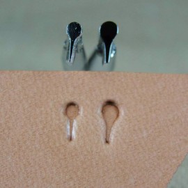 Craft Japan Steel Craft Japan - #H907/H908 Teardrop Stop Stamp Set (Leather Stamping Tools)