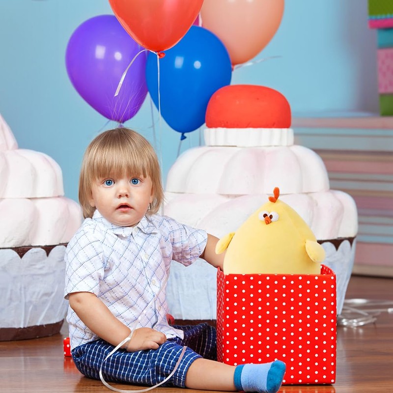 bzjqh Chick Plush Toy, Animal Stuffed Doll Cute Yellow Chicken