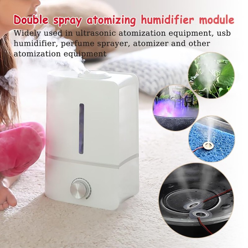 ZORZA 1Pcs Atomization Plate DIY Dual Spray Switch Control Atomization