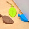 Leaf-Shaped Door Stopper & Holder Entrance Door - Leaf Stopper Yellow 8ea