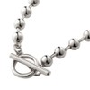 Cream Dot Necklace, Women's, Popular, Hypoallergenic Metal, Nickel-free, 18k Coating,