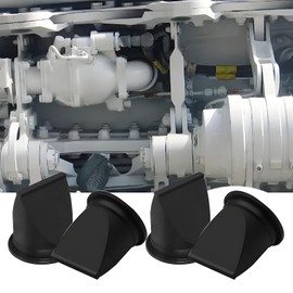 385310076 Duckbill Valve Kit 4 Piece 1.5" Duckbill Valve Kit Replacement for Sealand Vacuum Generators S T J VHT VG Series S115A S12 52A S32, T12 T24 T32 Pump