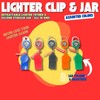 WEEZ Retractable Lighter Clip & Silicone Jar- Assorted