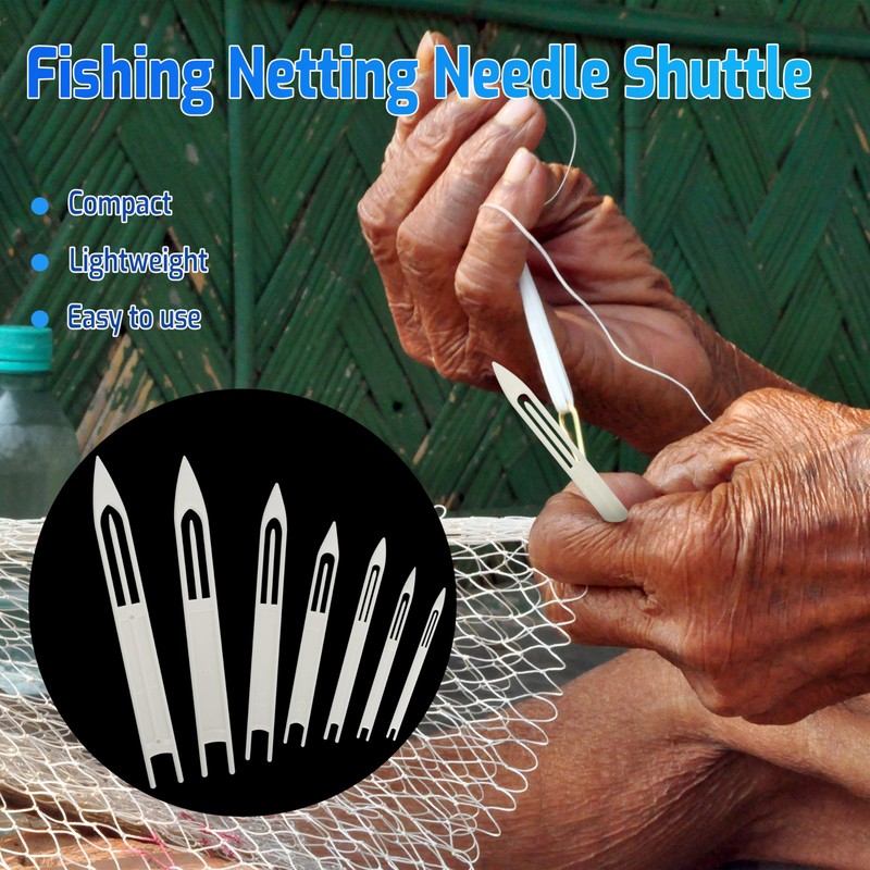 Fishing Netting Needle Shuttles Net Repair Kit, 7/21pcs Cast Net