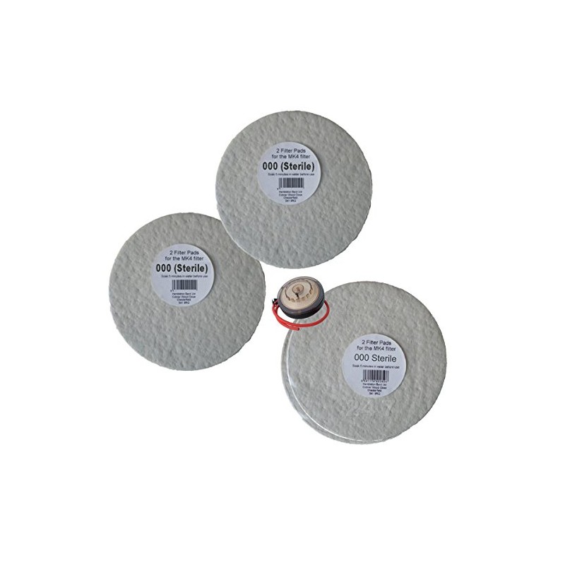 3x Filter Pads 000 Sterile 2x Pack for the Better