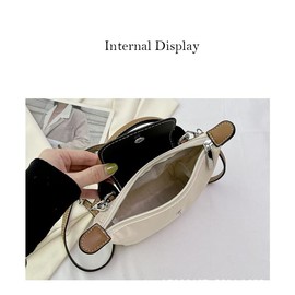 SANLEG Fashionable and versatile handbag for women, mini shoulder bag, crossbody bag, coin purse, mobile phone bag (Off white)