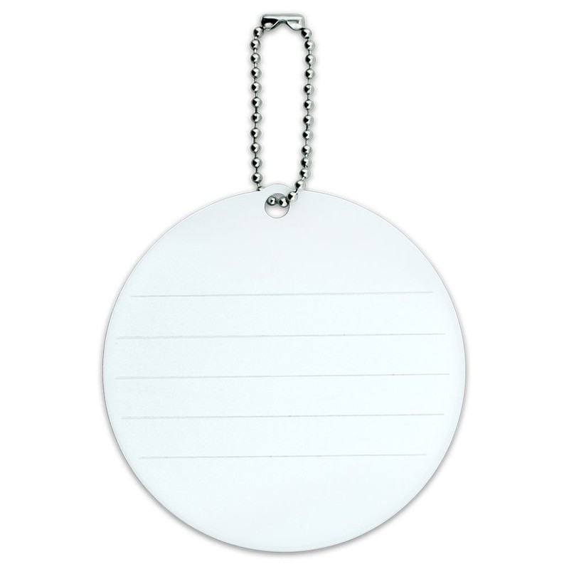 Water Polo Ball Round Luggage ID Tag Card Suitcase Carry-On