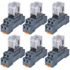 6PCS Electromagnetic Power Relay, 8-Pin 10 AMP 24V AC Relay
