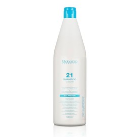 SALERM - Champú Hidratante 21 Silk Protein - 33.8 fl oz - Para Cabello Seco y Dañado - Con Proteínas de Seda - Nutritiva, Repara y Revitaliza el Cabel