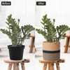 Woven Laundry Basket Cotton Rope Multifunctional Clothes Storage Hamper with