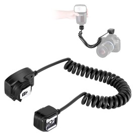 Neewer® 9.8 feet/3 m E-TTL E-TTL II Off Camera Flash Speedlite Cord for Canon EOS 5D Mark III , 5D Mark II, 1Ds Mark 6D, 5D, 7D, 60D, 50D, 40D, 30D, 300D, 100D, 350D, 400D, 450D, 500D, 550D, 600D, 650D, 700D, 1000D, 1100D/EOS Digital Rebel, SL1, XT, Xti,