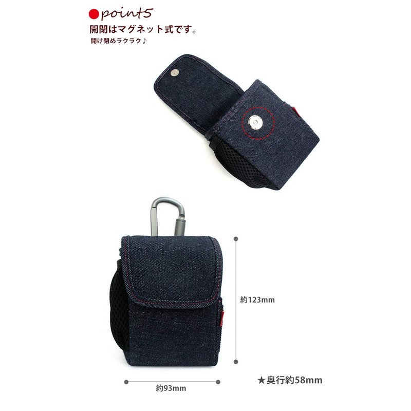 AWESOME LK-RDM01 Real Denim Series Laser Distance Meter Case, Indigo