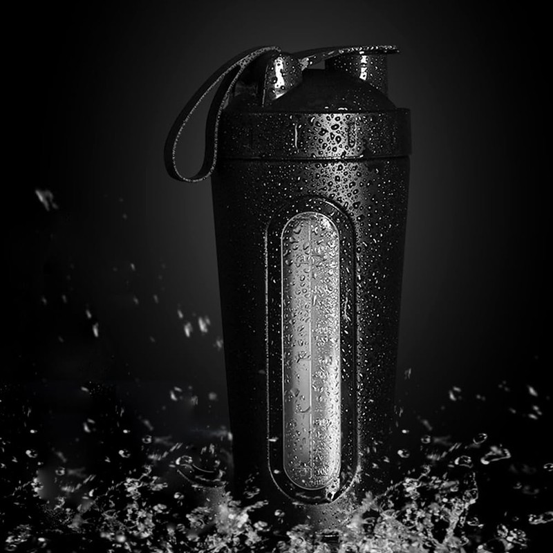 RESFNSE Shaker Bottles for Protein Mixes Stainless Steel Protein Shaker