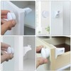 WUSJCOF 4 Locks with 1 Key Baby Safety Magnetic Cabinet