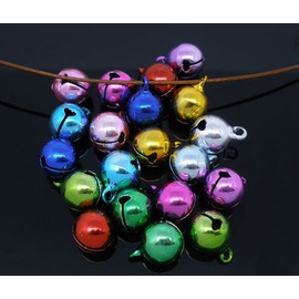 Unbranded 15 Jingle Bells 14mm x 10mm Ideal for Christmas Projects Metallic Bells - XC105