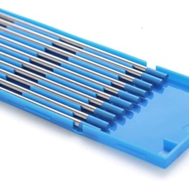 TEN-HIGH TIG Tungsten Electrode WL-20 2.0 x 150 mm 10 x Tungsten Needles for TIG Welding, Blue