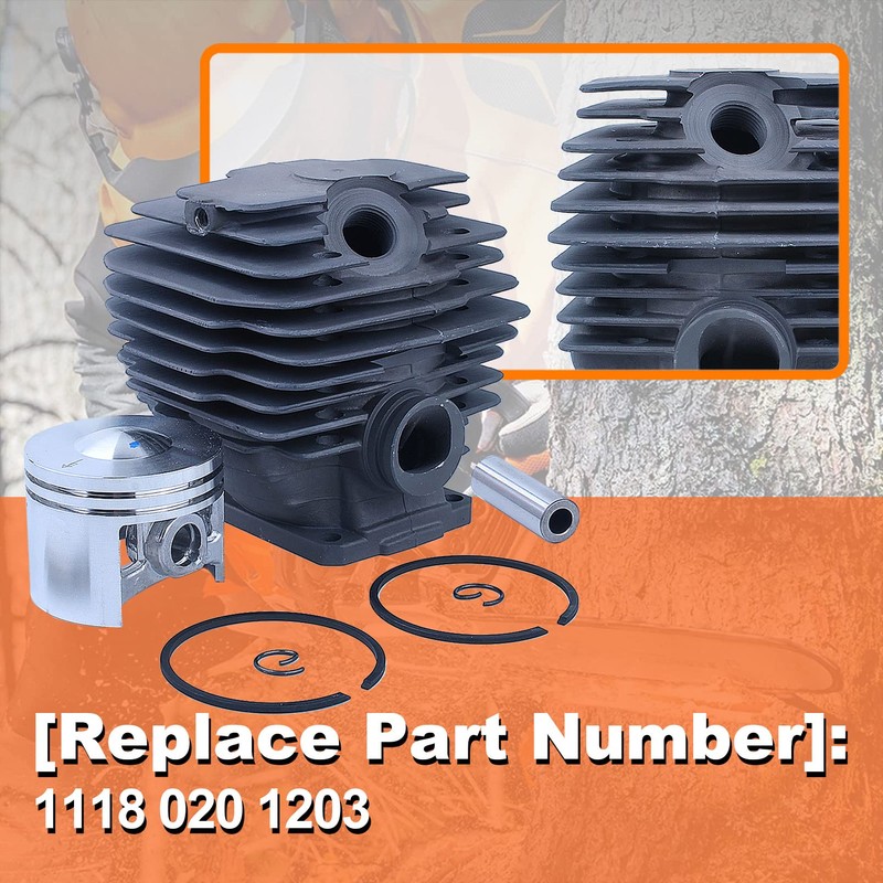 Mtanlo Cylinder Piston Gasket Kit 46mm For Stihl 028 Super