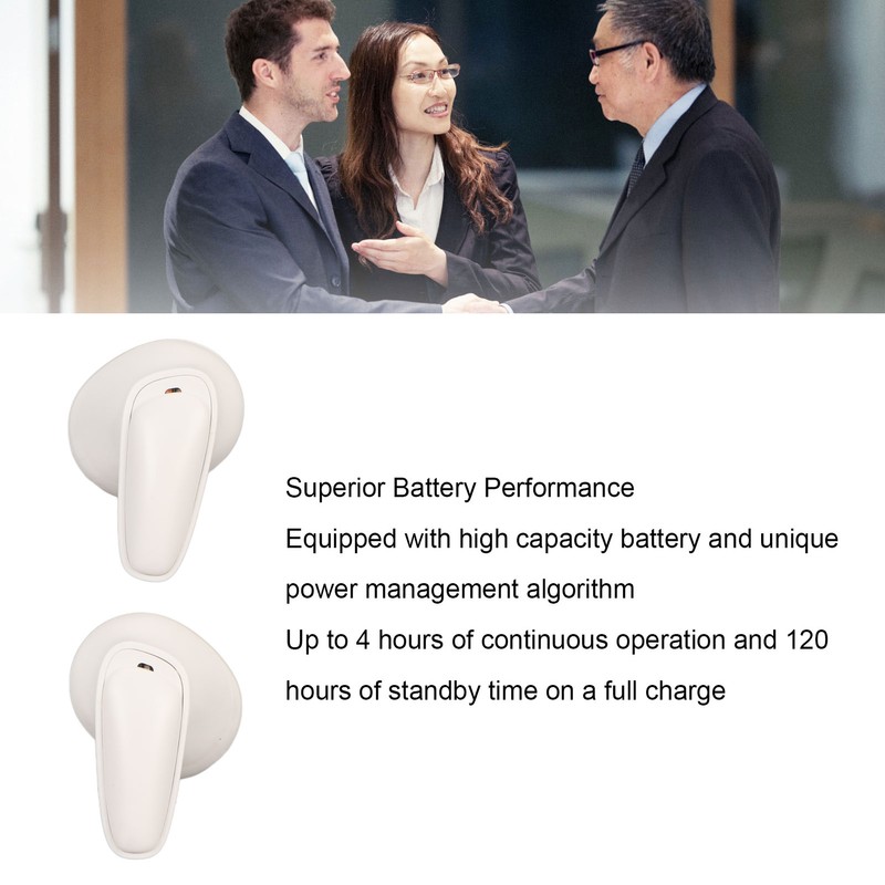 Bluetooth Translator Earbuds Noise Reduction 74 Languages 70 Accents Wireless