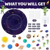 MiniInflat Solar System Felt Story Board Set 2.5 Ft Space