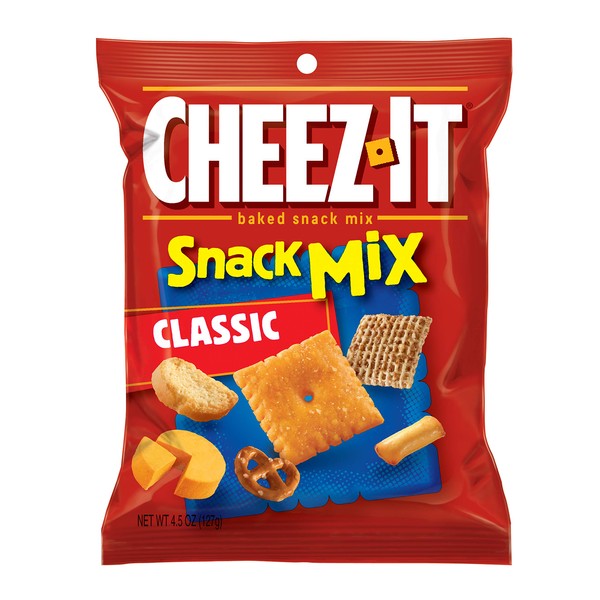 CheezIt Snack Mix, Original 4.5 Ounce(Pack of 6)