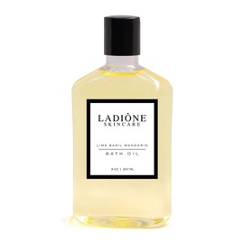 Lime Basil Mandarin Bath Oil (USDA Organic + Natural Ingredients) - LADIONE SKINCARE