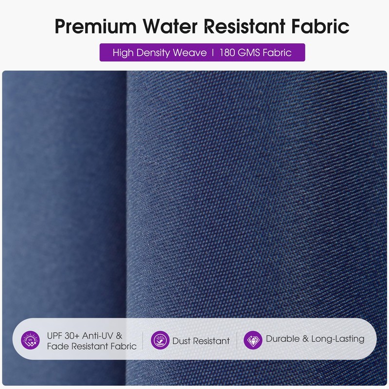 PURPLE LEAF Patio Umbrella Cover Water-Resistant Umbrellas Cover Navy Blue