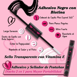 Kit De Extensiones Pestañas Pro 30d 40d 9-16mm 280pcs