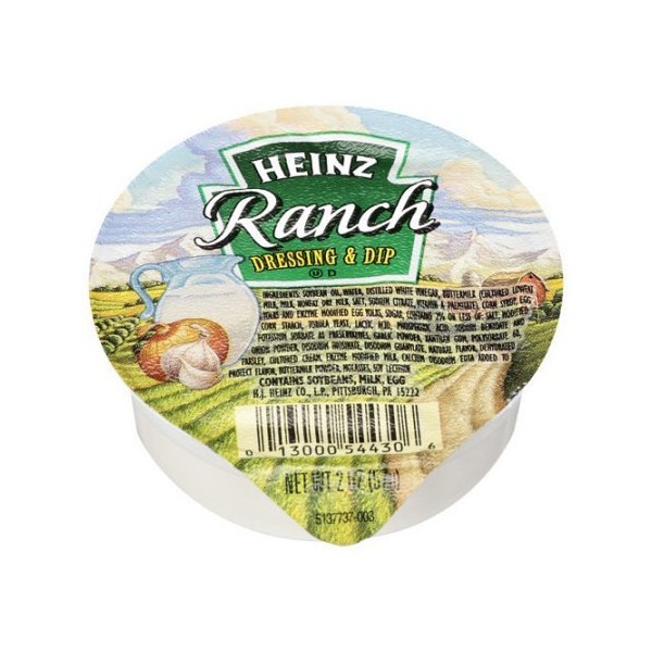 Heinz, Ranch Dressing, 2 oz. Cup (60 Count)