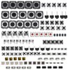 Pack of 125 Tactile Push Button Switches 25 Values 12