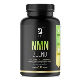 Nmn Blend 180cáps Trans-resveratrol, Vitamina C Y B3. B Life Sabor Sin Sabor