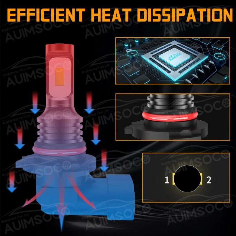 AUIMSOCO For Toyota Solara 2002 2003 LED Headlight Bulb 10000K