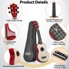SEGAWE Ukulele for Beginners 21-Inch Wooden Soprano Ukulele Kit Musical