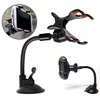 Ramtech Car Truck GPS Windshield Dual Clip Mount, Suction Cup