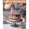 Kootek Aluminium Cake Turntable Set, Baking Tools with Revolving 12"