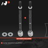 A-Premium 2 x Front Inner Tie Rod Ends, Compatible with