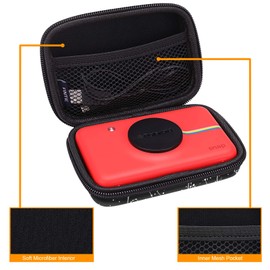 Fintie Funda Portátil para Polaroid Snap/Snap Touch/Polaroid Zip/HP Sprocket 2da Edición/HP Sprocket 2 en 1 - Estuche de Duro EVA a Prueba de Choques con Bolsillo/Correa Desmontable (Constelación)