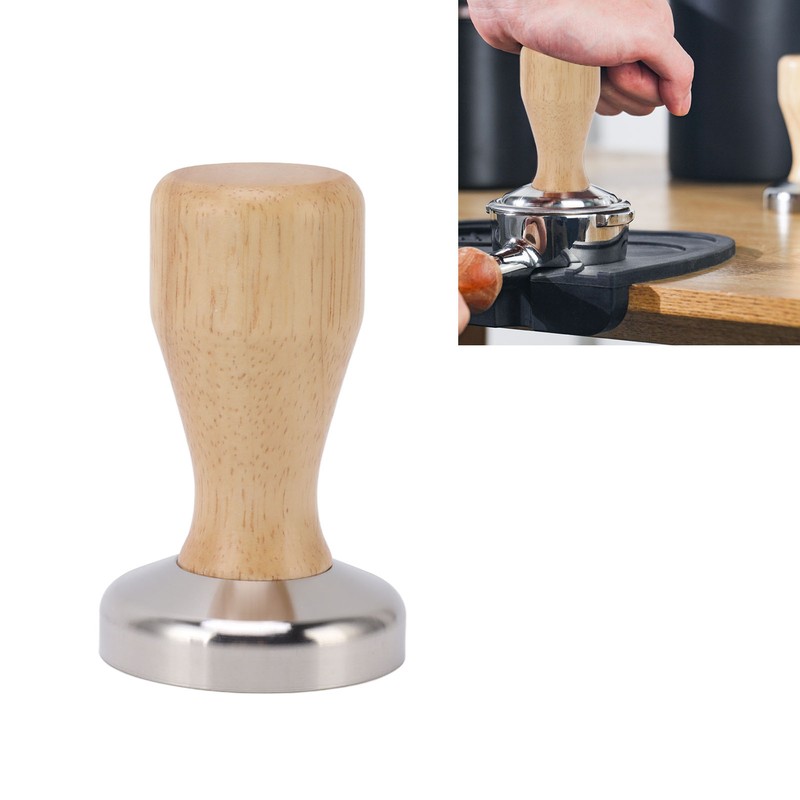 Coffee Tamper 304 Stainless Steel Base Coffee Powder Bean Press