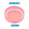 PATIKIL 70mm Regular Mouth Plastic Mason Jar Lids, 1Set/6 Pack