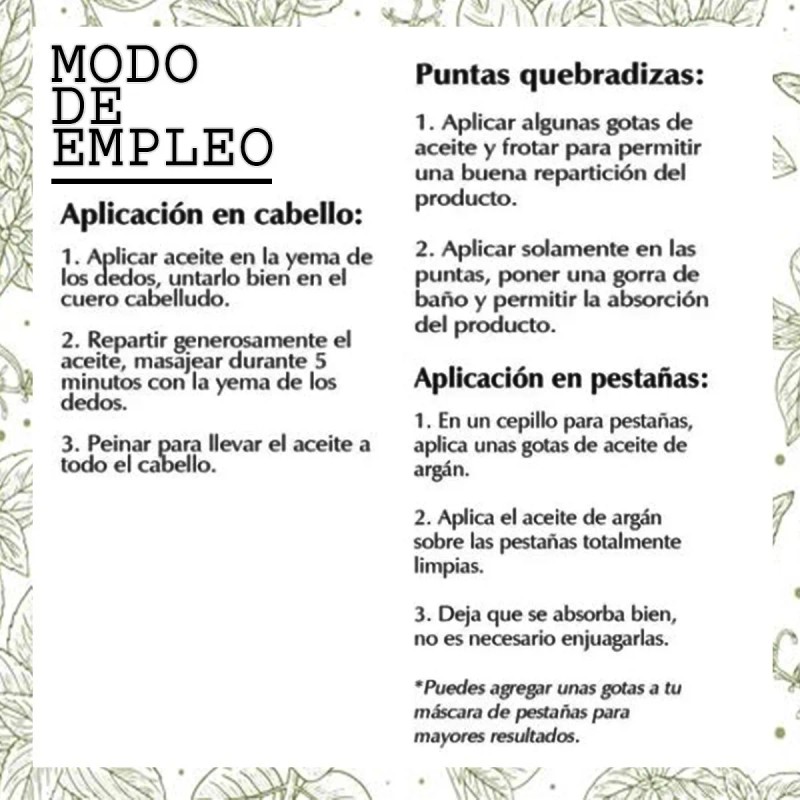 Aceite Argán 100% Puro Orgánico 30 Ml Doble Prensado En