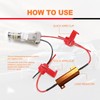RBOKO 4Pcs Load Resistors 50W 6ohm, Fix LED Bulb Fast