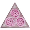 Q-FLA Ruana Rose Shape Hand Wash Soap Set of 3